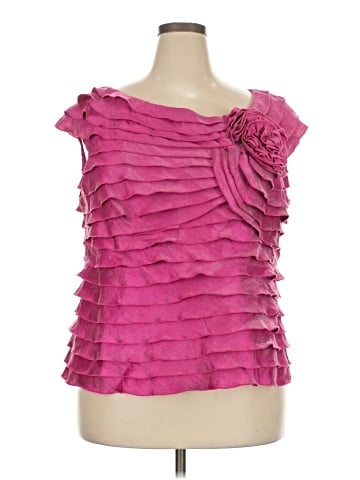Adrianna Papell Sleeveless Blouse (view 1)