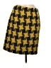 Boden Houndstooth Yellow Casual Skirt Size 6L - photo 1