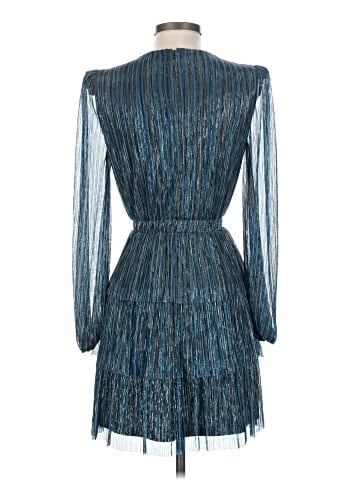 Aqua Cocktail Dress (view 2)