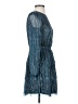 Aqua Metallic Blue Cocktail Dress Size XS - photo 4