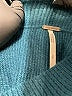 Free People Teal Turtleneck Sweater Size S - photo 7