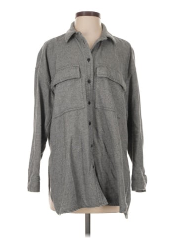 Madewell Brushed Oversized Shirt-Jacket (view 1)