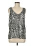 Heartloom 100% Polyester Silver Sleeveless Top Size M - photo 1