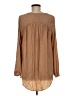 Calypso St. Barth 100% Polyester Tan Long Sleeve Blouse Size M - photo 2