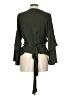 Cupcakes & Cashmere 100% Polyester Green Long Sleeve Blouse Size L - photo 2