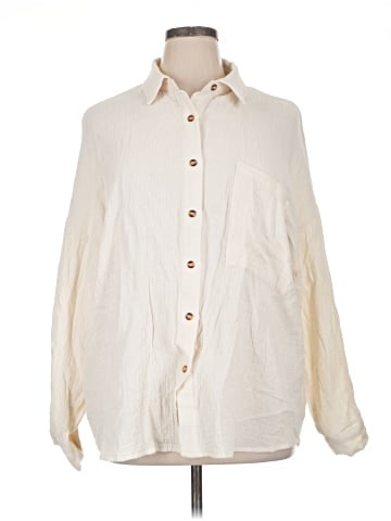 Fashion Long Sleeve Button-Down Shirt (view 1)