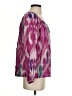 Dylan 100% Cotton Purple 3/4 Sleeve Blouse Size S - photo 4