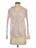 Grayson 100% Cotton Stripes Ivory Long Sleeve Blouse Size XS (1) - photo 1