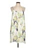 BCBGeneration 100% Polyester Print Ivory Casual Dress Size L - photo 1