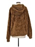 Original Use 100% Polyester Brown Faux Fur Jacket Size M - photo 2