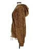 Original Use 100% Polyester Brown Faux Fur Jacket Size M - photo 5