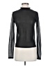 Topshop Black Long Sleeve Top Size 4 - photo 1