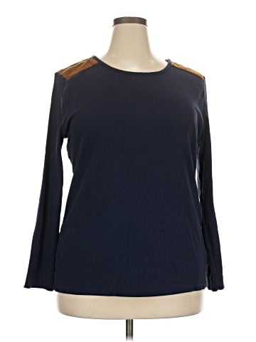 Lauren by Ralph Lauren 3/4 Sleeve T-Shirt (view 1)
