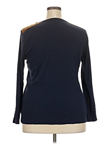 Lauren by Ralph Lauren 3/4 Sleeve T-Shirt (view 2)