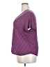 Wilde Stripes Purple Short Sleeve T-Shirt Size 3X - photo 5