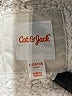 Cat & Jack 100% Polyester Ivory Zip Up Hoodie Size 10 - 12 - photo 3