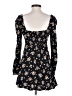 Altar'd State Floral Black Casual Dress Size S - photo 2