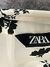 Zara Print Ivory Long Sleeve Blouse Size M - photo 7