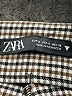Zara Houndstooth Gray Casual Pants Size S - photo 7