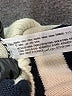 Zara 100% Virgin Wool Stripes White Wool Pullover Sweater Size S - photo 8