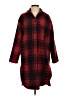 Pol Plaid Red Coat Size S - photo 1