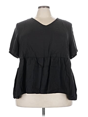 Terra & Sky Short Sleeve Blouse (view 1)