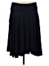 Chaps Solid Black Casual Skirt Size M - photo 2