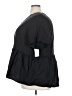 Terra & Sky 100% Lyocell Black Short Sleeve Blouse Size 3X - photo 5