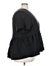 Terra & Sky 100% Lyocell Black Short Sleeve Blouse Size 3X - photo 4