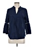 IZOD Blue 3/4 Sleeve Blouse Size M - photo 1