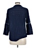 IZOD Blue 3/4 Sleeve Blouse Size M - photo 2
