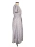 Simplee 100% Polyester Gray Casual Dress Size L - photo 4