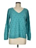 J.Jill Polka Dots Teal Pullover Sweater Size M - photo 1