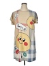 Assorted Brands Graphic Tan Casual Dress Size XL (estimated) - photo 1