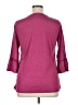 Assorted Brands Burgundy 3/4 Sleeve Top Size XL - photo 2