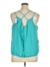 The Limited 100% Polyester Teal Sleeveless Blouse Size XL - photo 2