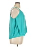 The Limited 100% Polyester Teal Sleeveless Blouse Size XL - photo 4