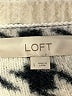 Ann Taylor LOFT 100% Nylon Houndstooth Ivory Pullover Sweater Size L - photo 7
