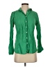 J.Crew 100% Linen Green Long Sleeve Blouse Size 2 (petite) - photo 1