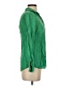 J.Crew 100% Linen Green Long Sleeve Blouse Size 2 (petite) - photo 4