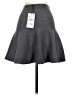 Zara Solid Gray Casual Skirt Size S - photo 2