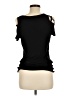 Venus Black Short Sleeve Top Size M - photo 2