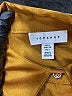 Topshop Solid Gold Long Sleeve Blouse Size 2 - photo 7
