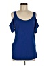 Venus Blue Short Sleeve Top Size M - photo 1
