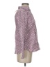 Talbots Polka Dots Purple Long Sleeve Button-Down Shirt Size S - photo 4