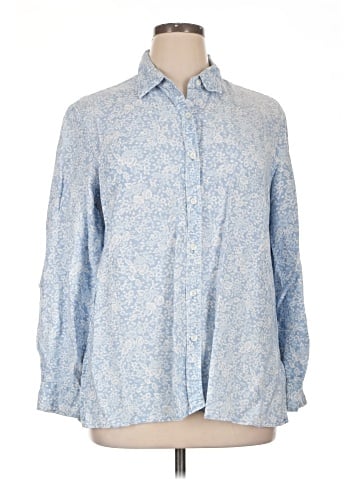 Villager Sport by Liz Claiborne Long Sleeve Button-Down Shirt (view 1)