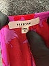 Pleione 100% Polyester Tropical Pink Short Sleeve Blouse Size M - photo 7
