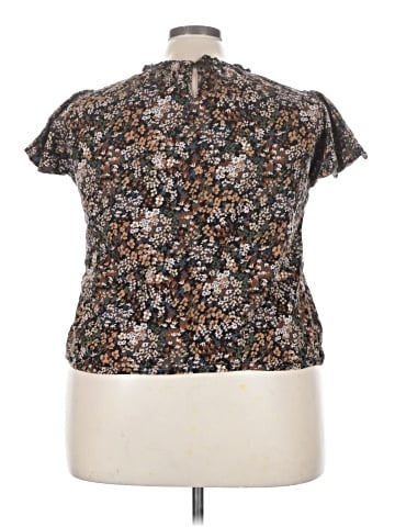 Time and Tru Short Sleeve Blouse (view 2)