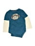 Jumping Beans 100% Cotton Teal Long Sleeve Onesie 12-18 MO / 18 MO - photo 1