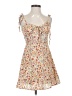 Unbranded 100% Polyester Floral Ivory Casual Dress Size S - photo 1